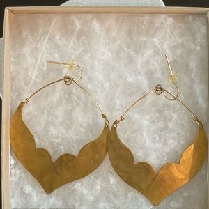 Robin Haley gold earrings